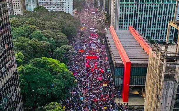 Manifestação de 29 de maio na Av. Paulista contra Bolsonaro e por vacina (Foto: Mídia Ninja) Manifestação de 29 de maio na Av. Paulista contra Bolsonaro e por vacina