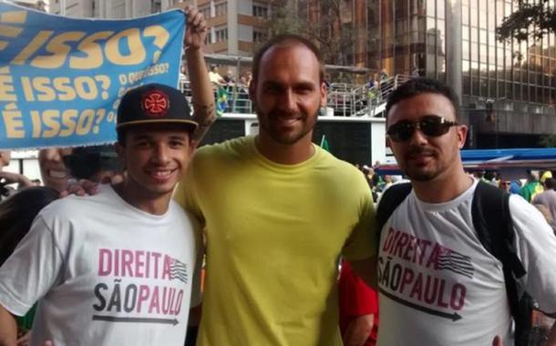 Douglas Garcia e Eduardo Bolsonaro Douglas Garcia e Eduardo Bolsonaro