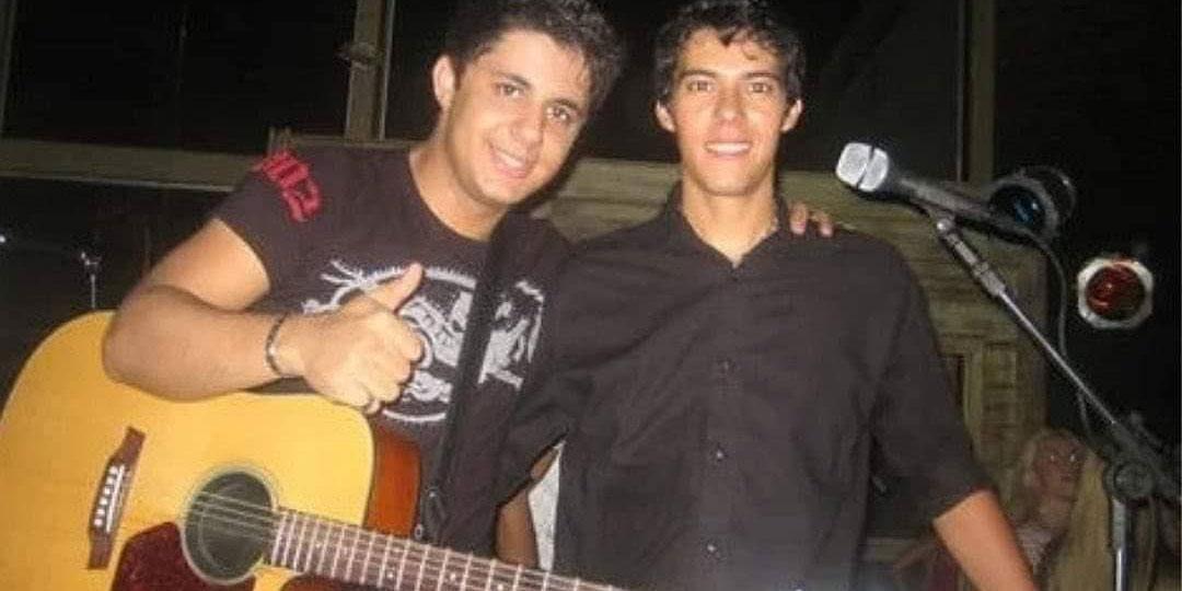 Cristiano Araújo e Luizmar (Foto: Reprodução/Divulgação) Cristiano Araújo e Luizmar