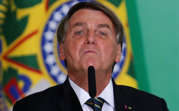 Presidente Jair Bolsonaro durante cerimônia no Palácio do Planalto10/06/2021 (Foto: REUTERS/Adriano Machado) Presidente Jair Bolsonaro durante cerimônia no Palácio do Planalto10/06/2021