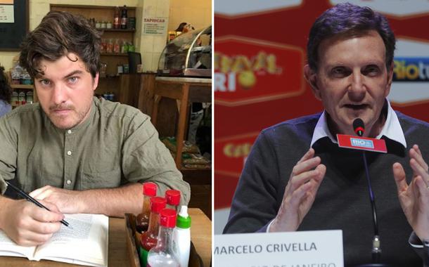 Benjamin Fogel e Marcelo Crivella (Foto: Reprodução | Tânia Rêgo/Agência Brasil) Benjamin Fogel e Marcelo Crivella