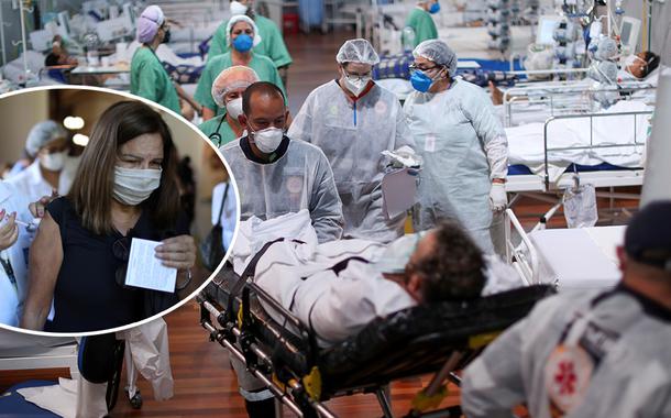 Prontos-socorros lotam com a explosão de novos casos de covid-19 no Brasil