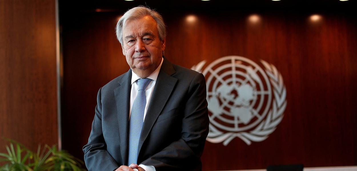 António Guterres, secretário-geral da ONU (Foto: REUTERS/MIKE SEGAR) www.brasil247.com - António Guterres, secretário-geral da ONU