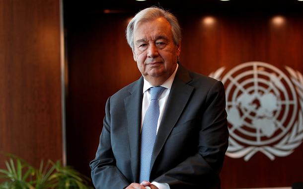 António Guterres, secretário-geral da ONU (Foto: REUTERS/MIKE SEGAR) António Guterres, secretário-geral da ONU