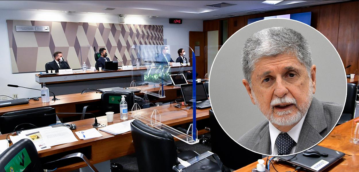 CPI da Covid / Celso Amorim (Foto: Waldemir Barreto/Agência Senado | ABr) CPI da Covid / Celso Amorim