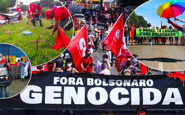 Manifestações por Fora Bolsonaro tomam o Brasil (Foto: Mídia Ninja) Manifestações por Fora Bolsonaro tomam o Brasil