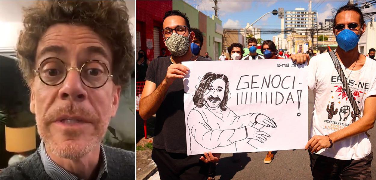 Nando Reis é "Fora Bolsonaro" Nando Reis é "Fora Bolsonaro"