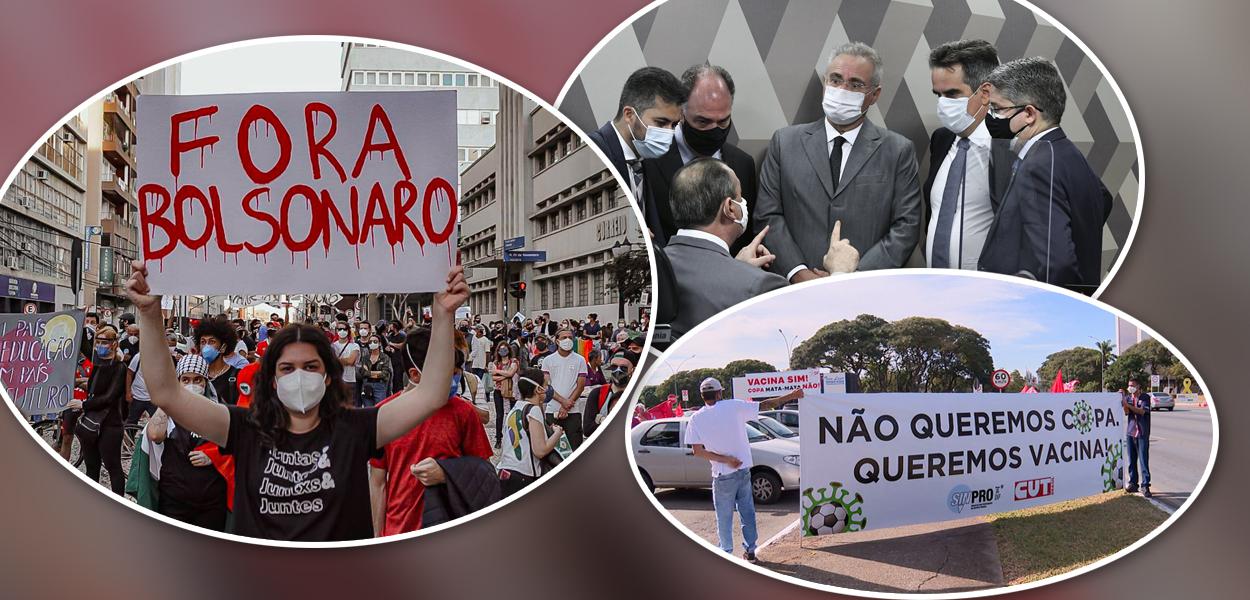 (Foto: Midia Ninja e Agência Senado)