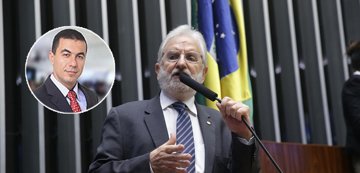 Deputados Luís Miranda (DEM-DF) e Ivan Valente (PSOL-SP)