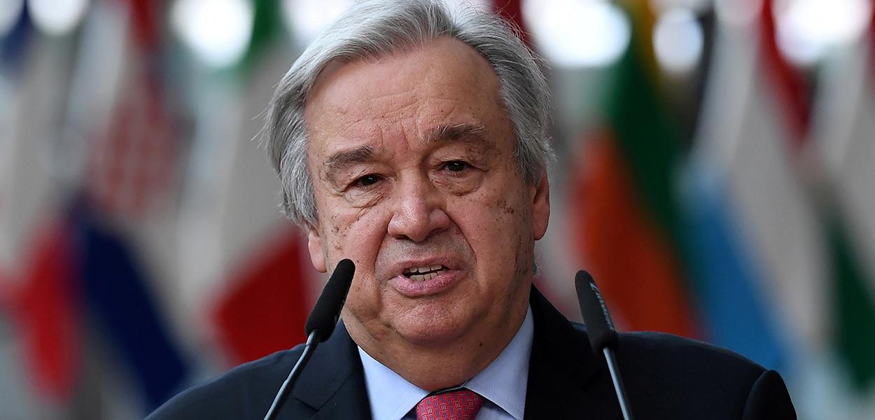 António Guterres (Foto: John Thys/Pool via REUTERS) António Guterres