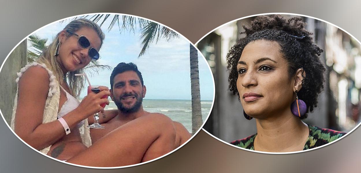 Julia Mello Lotufo, Adriano da Nóbrega e Marielle Franco (Foto: Reprodução | Mídia NINJA) Julia Mello Lotufo, Adriano da Nóbrega e Marielle Franco