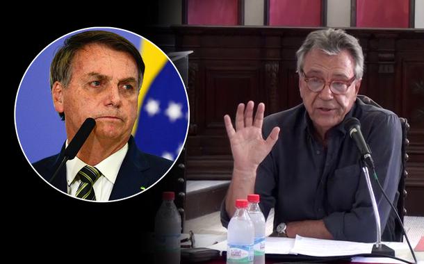 Jair Bolsonaro e José Luís Fiori (Foto: ABr | Reprodução) Jair Bolsonaro e José Luís Fiori