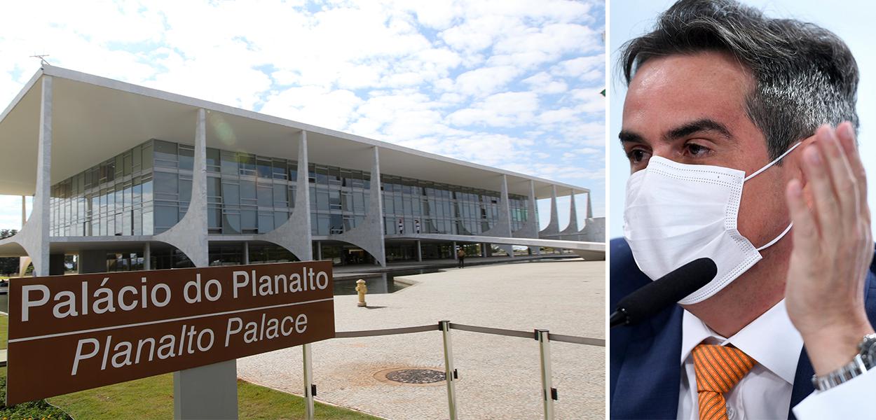 Palácio do Planalto e o senador Ciro Nogueira (PP-PI) (Foto: Fabio Rodrigues Pozzebom/Agência Brasil | Edilson Rodrigues/Agência Senado) Palácio do Planalto e o senador Ciro Nogueira (PP-PI)