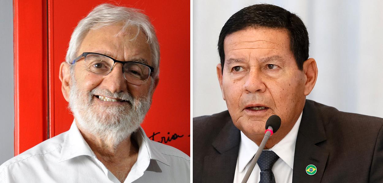 Ivan Valente e Mourão (Foto: Felipe L. Gonçalves/Brasil247 | Alan Santos/PR) Ivan Valente e Mourão