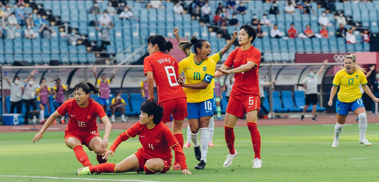 Brasil goleia China na estreia em Tóquio (Foto: Sam Robles/CBF) www.brasil247.com - Brasil goleia China na estreia em Tóquio