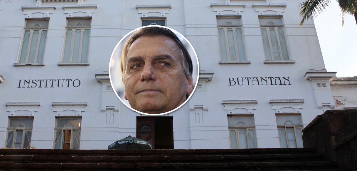 Instituto Butantan e Bolsonaro (Foto: Marcos Santos/USP Imagens | REUTERS/Amanda Perobelli) Instituto Butantan e Bolsonaro
