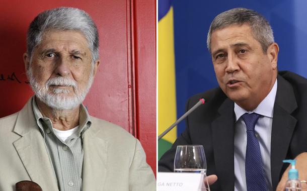 Celso Amorim e Braga Netto (Foto: Brasil 247 | José Dias/PR) Celso Amorim e Braga Netto