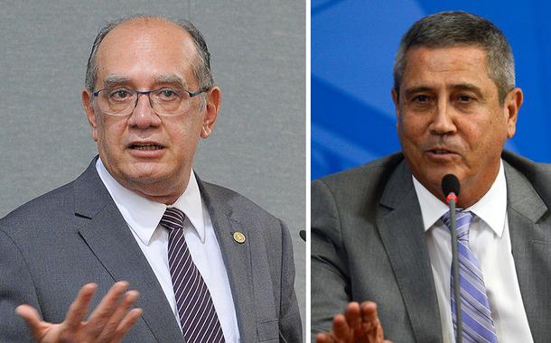 Gilmar Mendes e Walter Braga Netto (Foto: ABr) Gilmar Mendes e Walter Braga Netto