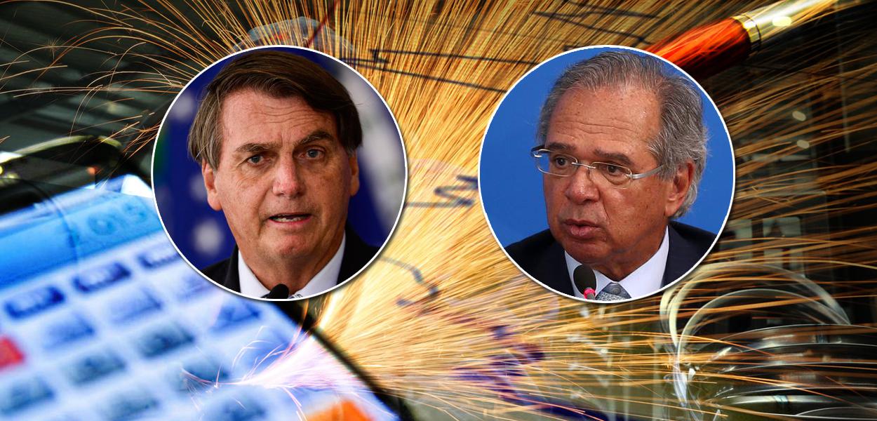 Jair Bolsonaro e o ministro da Economia, Paulo Guedes (Foto: Agência Brasil) Jair Bolsonaro e o ministro da Economia, Paulo Guedes
