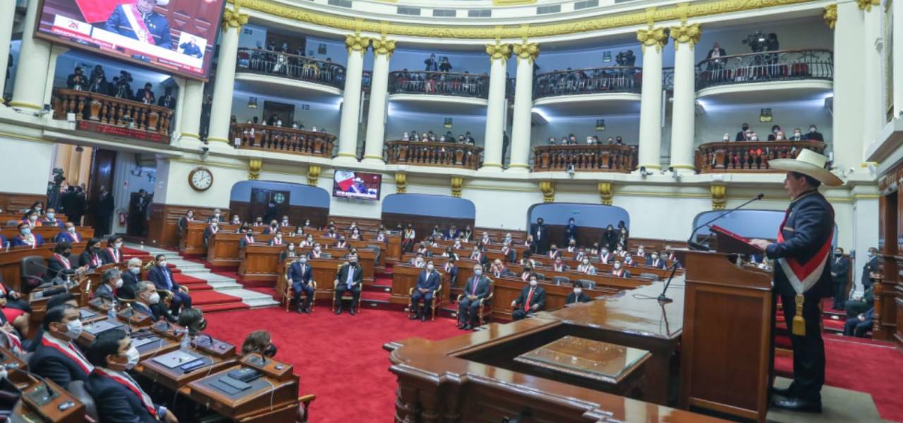 Pedro Castillo posse