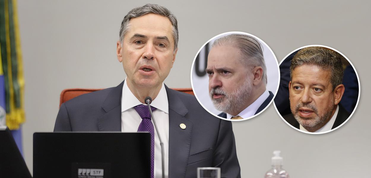 Barroso ocupa espaço deixado por Aras e Lira ao reagir aos ataques de Bolsonaro - Brasil 247