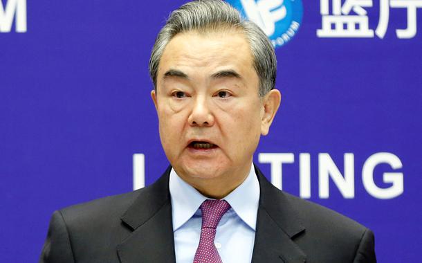 Wang Yi, chanceler da China (Foto: REUTERS/Shubing Wang) Wang Yi, chanceler da China