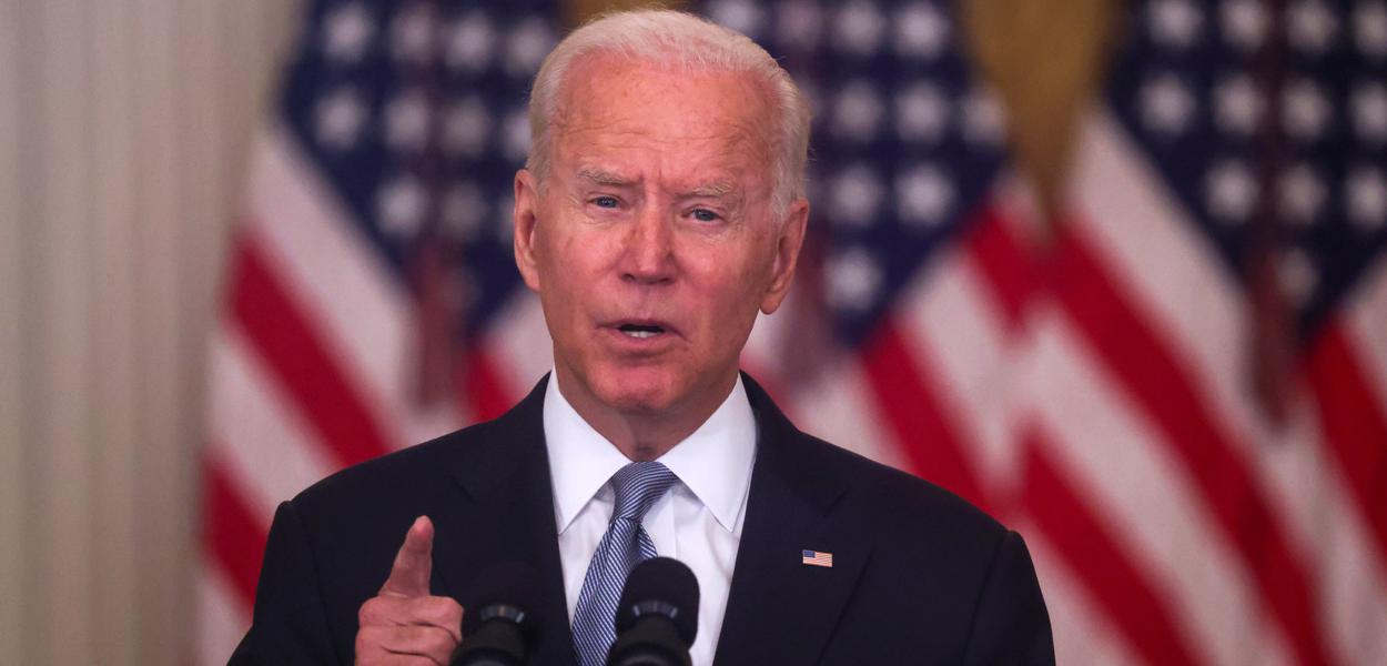Presidente dos EUA, Joe Biden, faz pronunciamento na Casa Branca