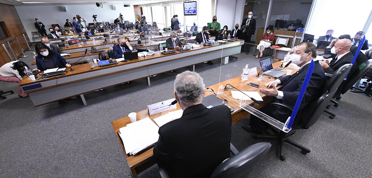 Comissão Parlamentar de Inquérito da Pandemia (Foto: Edilson Rodrigues/Agência Senado) www.brasil247.com - Comissão Parlamentar de Inquérito da Pandemia