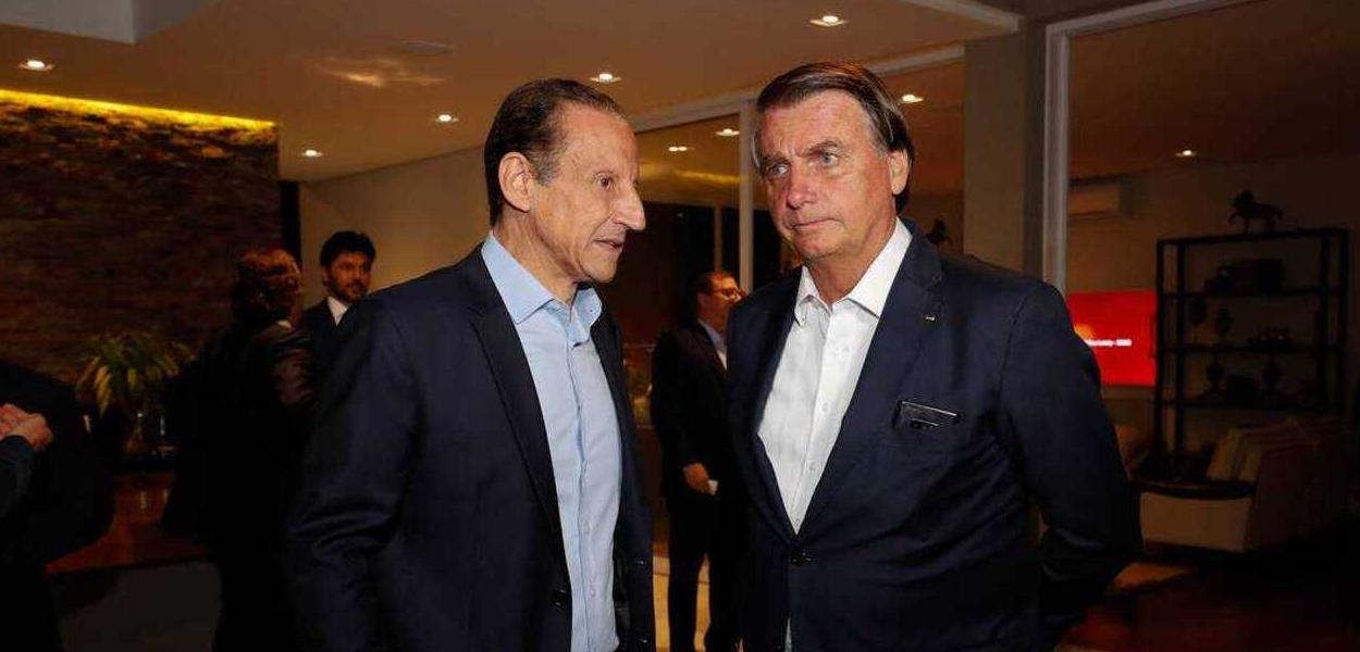 Paulo Skaf e Jair Bolsonaro