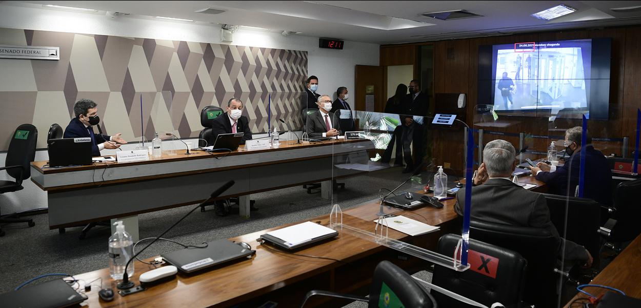 Sessão da CPI da Covid no Senado (Foto: Pedro França/Agência Senado) www.brasil247.com - Sessão da CPI da Covid no Senado