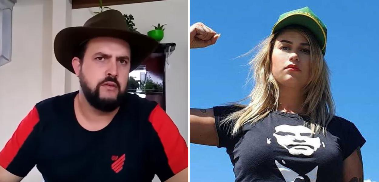 Zé Trovão e Sara Winter (Foto: Reprodução/Redes Sociais) Zé Trovão e Sara Winter