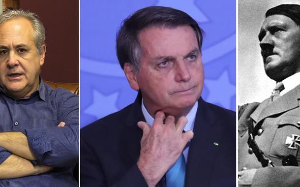Joaquim de Carvalho e Jair Bolsonaro (Foto: Brasil247 | ABr) Joaquim de Carvalho e Jair Bolsonaro