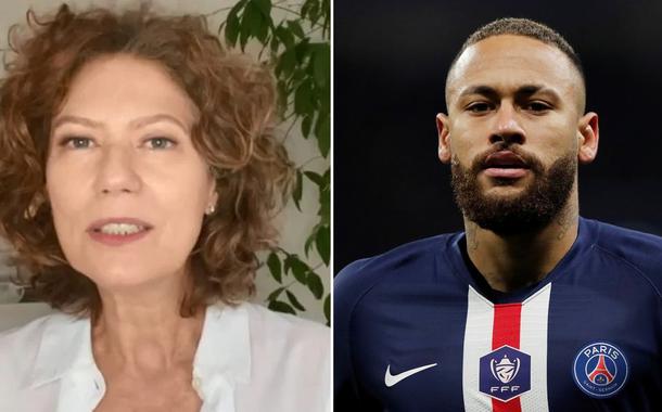 Patricia Pillar e Neymar (Foto: Reprodução | Neymar) Patricia Pillar e Neymar