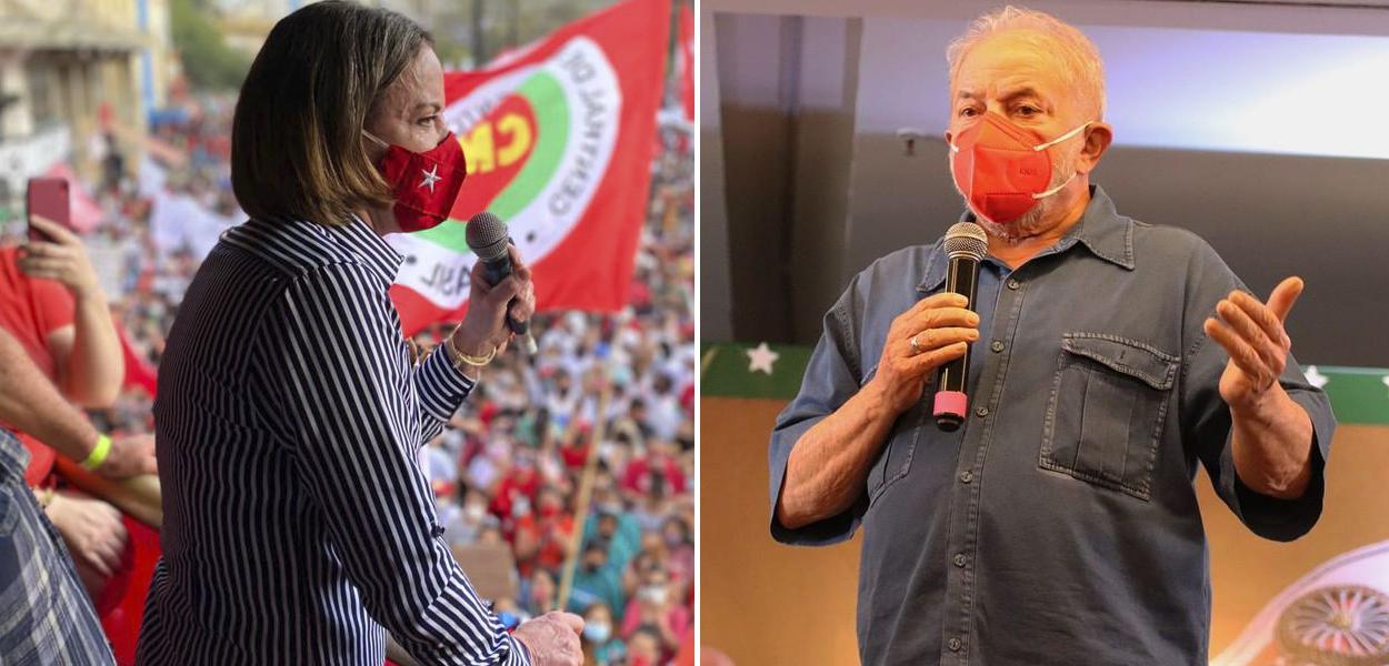 Gleisi Hoffmann e Lula (Foto: Reprodução/Facebook) Gleisi Hoffmann e Lula