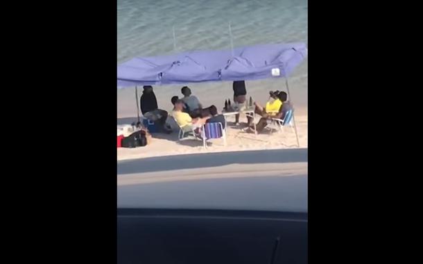 Flávio Bolsonaro nos Lençóis Maranhenses (Foto: Reprodução) Flávio Bolsonaro nos Lençóis Maranhenses