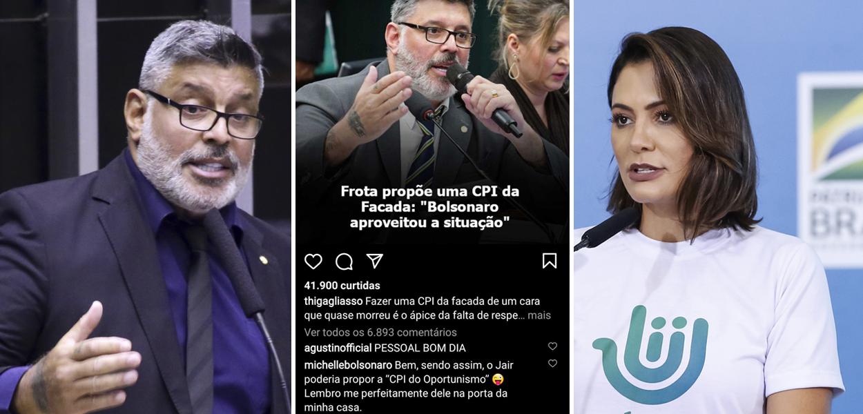 (Foto: Cleia Viana/Câmara dos Deputados | Reprodução/Instagram | Alan Santos/PR)