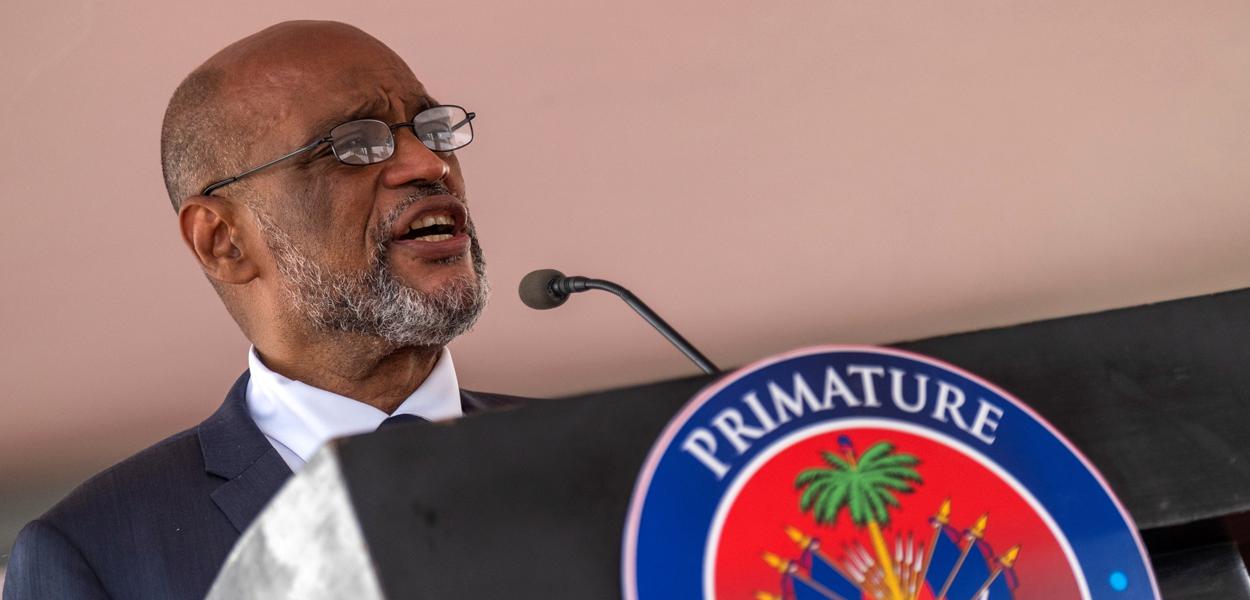 Primeiro-ministro do Haiti, Ariel Henry (Foto: Ricardo Arduengo/Reuters) Primeiro-ministro do Haiti, Ariel Henry
