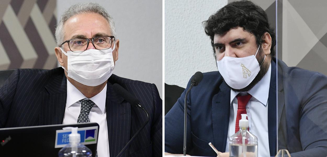 Senador Renan Calheiros e o advogado Marconny (Foto: Pedro França/Agência Senado | Roque de Sá/Agência Senado) Senador Renan Calheiros e o advogado Marconny