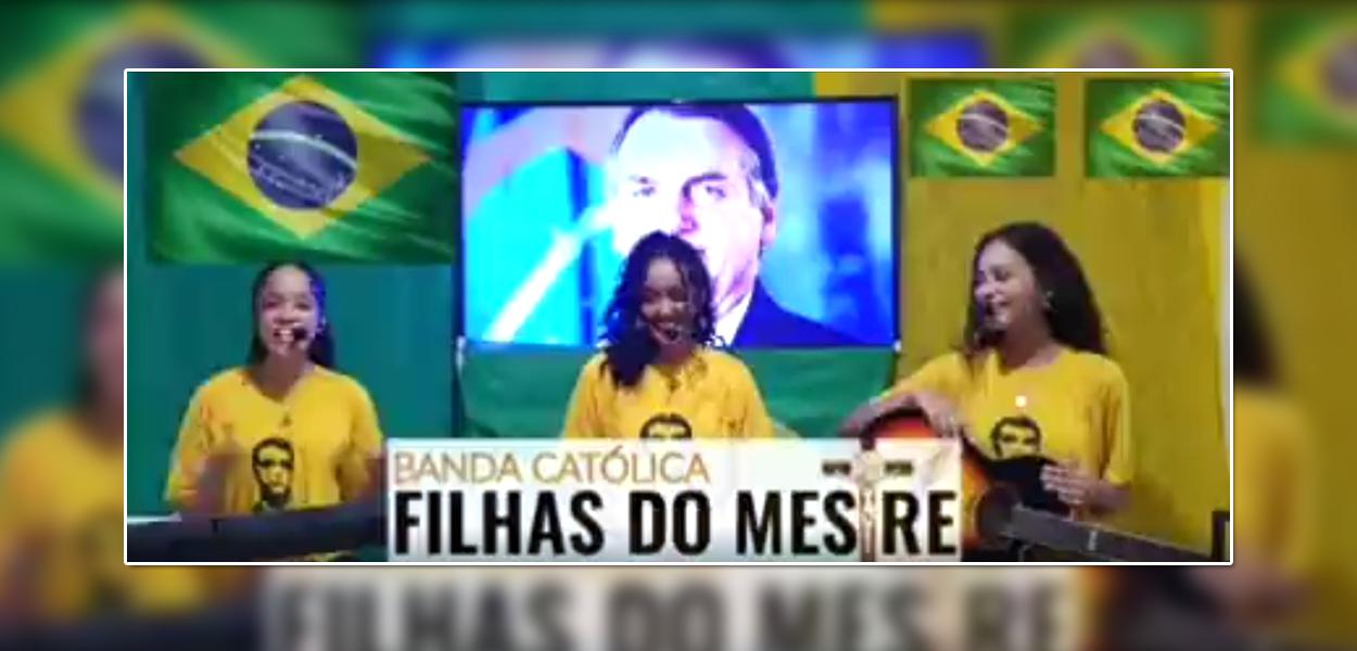 Banda Filhas do Mestre (Foto: Reprodução) Banda Filhas do Mestre
