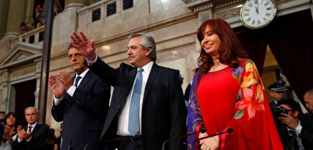 Alberto Fernández e Cristina Kirchner (Foto: Agustín Marcarian/Reuters) Alberto Fernández e Cristina Kirchner