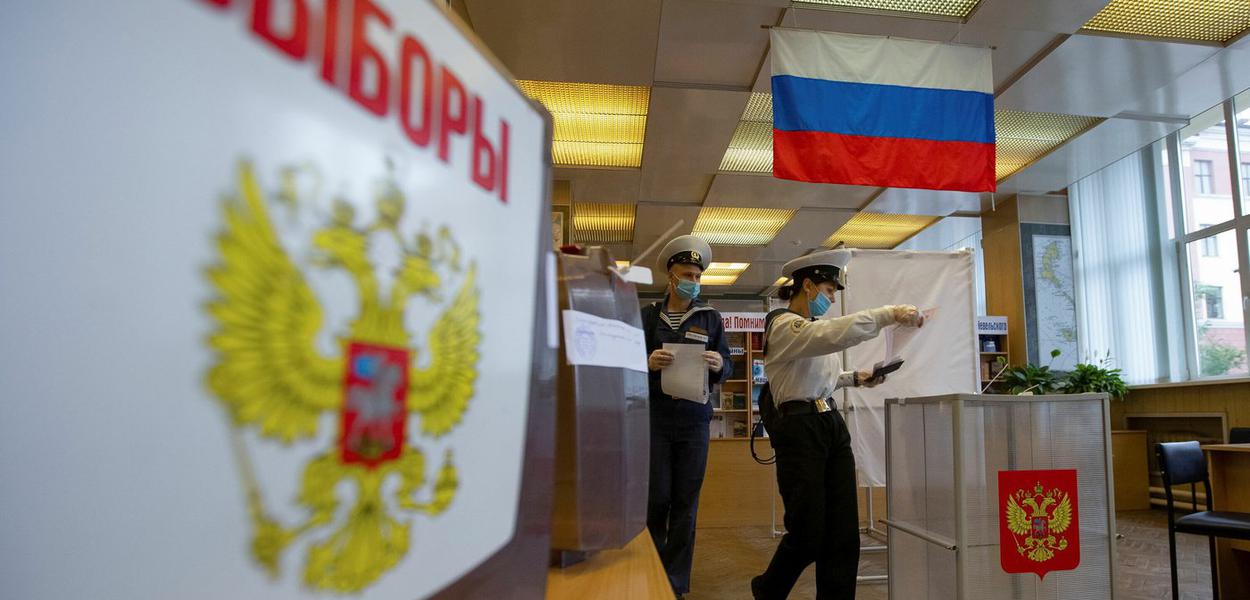 Eleições na Rússia (Foto: Reuters) Eleições na Rússia
