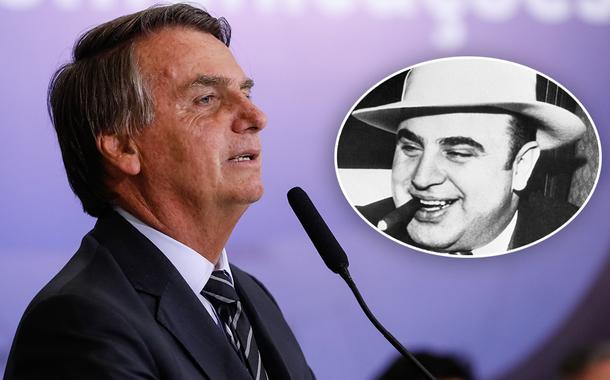 Bolsonaro e AL Capone (Foto: Alan Santos/PR | Reprodução) Bolsonaro e AL Capone