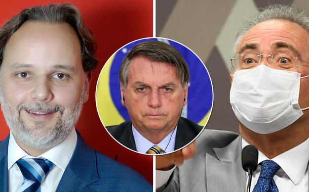 Marco Aurélio de Carvalho, Jair Bolsonaro e Renan Calheiros (Foto: Felipe L. Gonçalves/Brasil247 | ABr | Jefferson Rudy/AGÊNCIA SENADO) Marco Aurélio de Carvalho, Jair Bolsonaro e Renan Calheiros