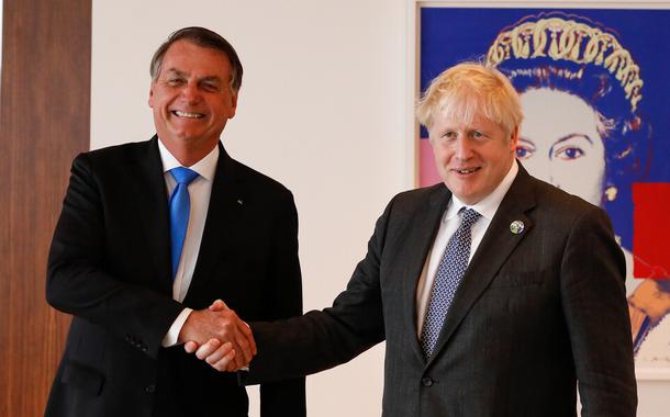 Jair Bolsonaro e Boris Johnson (Foto: Alan Santos/PR) Jair Bolsonaro e Boris Johnson