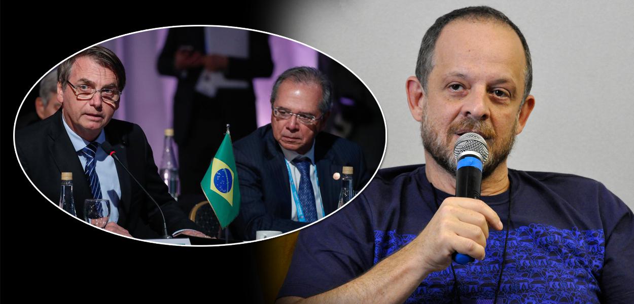 Jair Bolsonaro, Paulo Guedes e Breno Altman (Foto: ABr | Felipe L. Gonçalves/Brasil247) www.brasil247.com - Jair Bolsonaro, Paulo Guedes e Breno Altman
