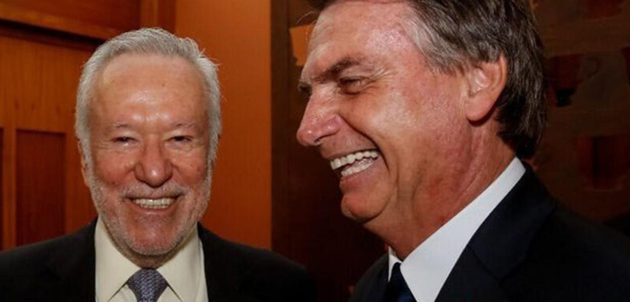 Alexandre Garcia e Jair Bolsonaro (Foto: Reprodução) Alexandre Garcia e Jair Bolsonaro