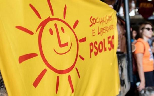 Bandeira do PSOL (Foto: Divulgação) Bandeira do PSOL