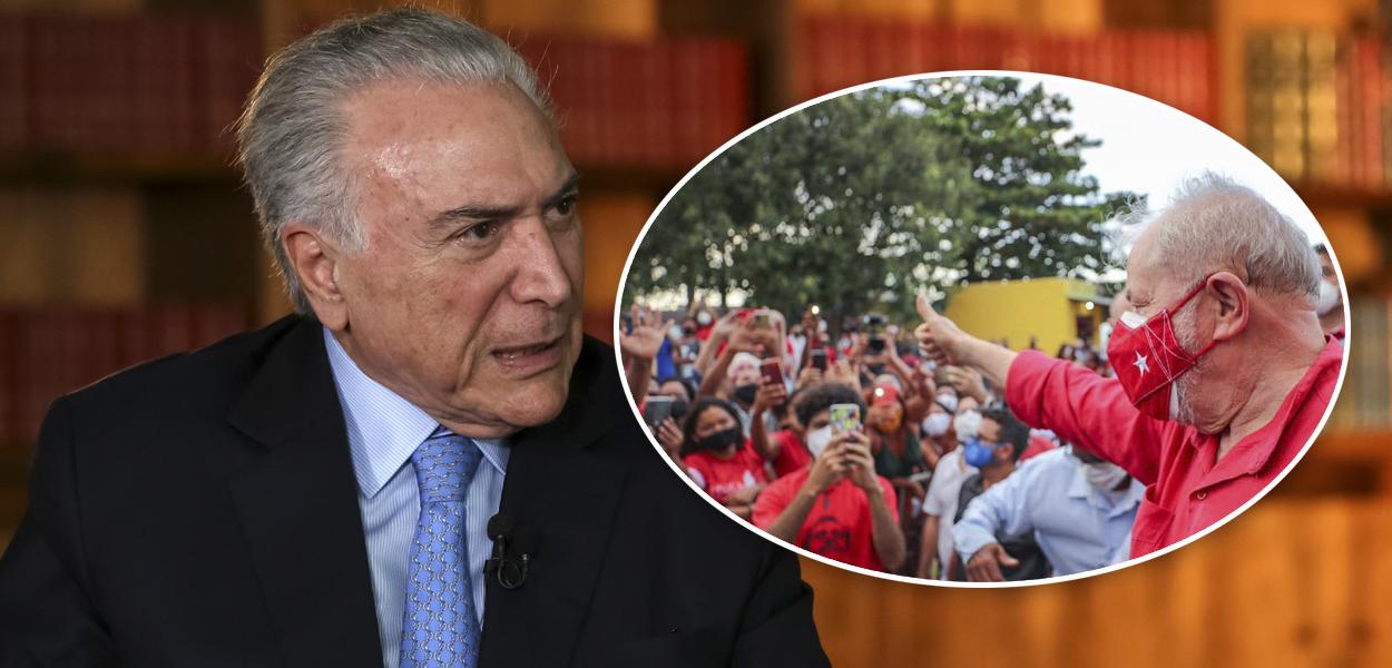 Michel Temer o ex-presidente Luiz Inácio Lula da Silva (Foto: Marcos Corrêa/PR | Ricardo Stuckert) Michel Temer o ex-presidente Luiz Inácio Lula da Silva