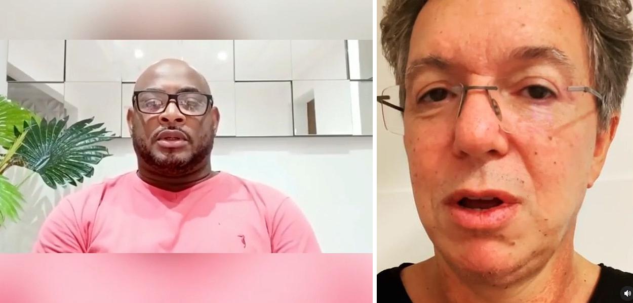 Washington Santos e Boninho