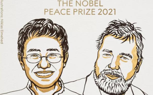 Nobel da Paz premia luta pela liberdade de expressão